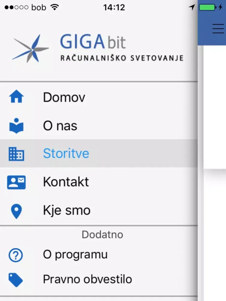 Capturas de tela do GIGAbit iPad 