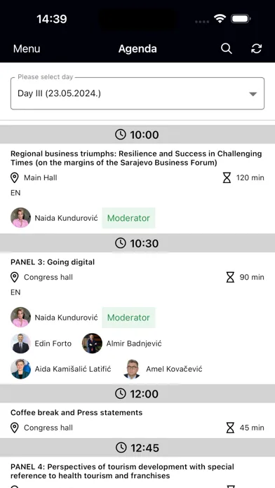 Скриншоты Sarajevo Business Forum