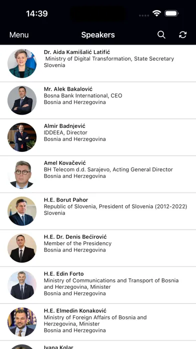 Скриншоты Sarajevo Business Forum
