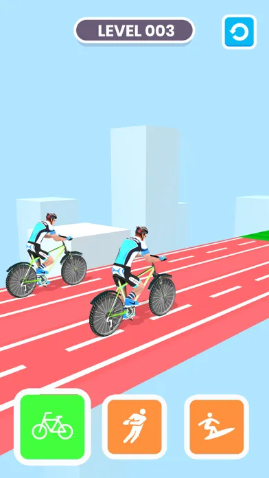 Athlete Race Screenshots