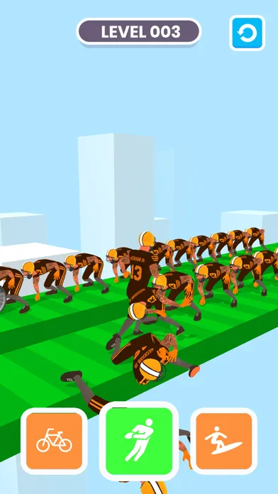 Athlete Race Screenshots