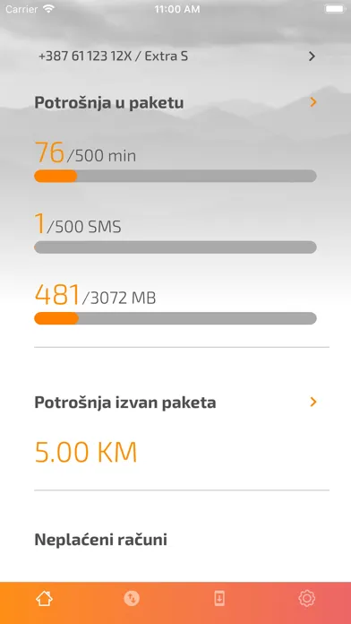 Moj BH Telecom Screenshots