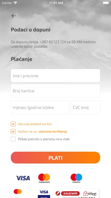 Moj BH Telecom Screenshots