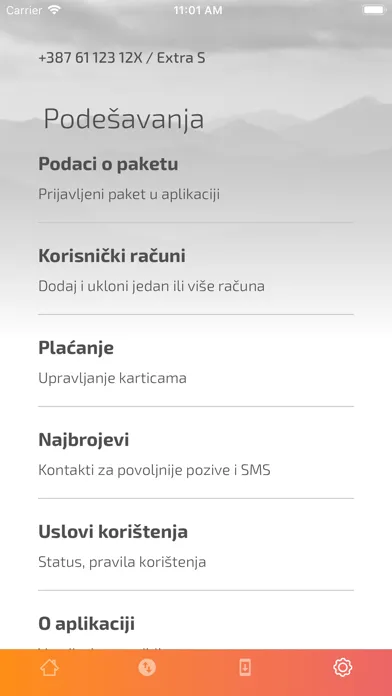 Moj BH Telecom Screenshots