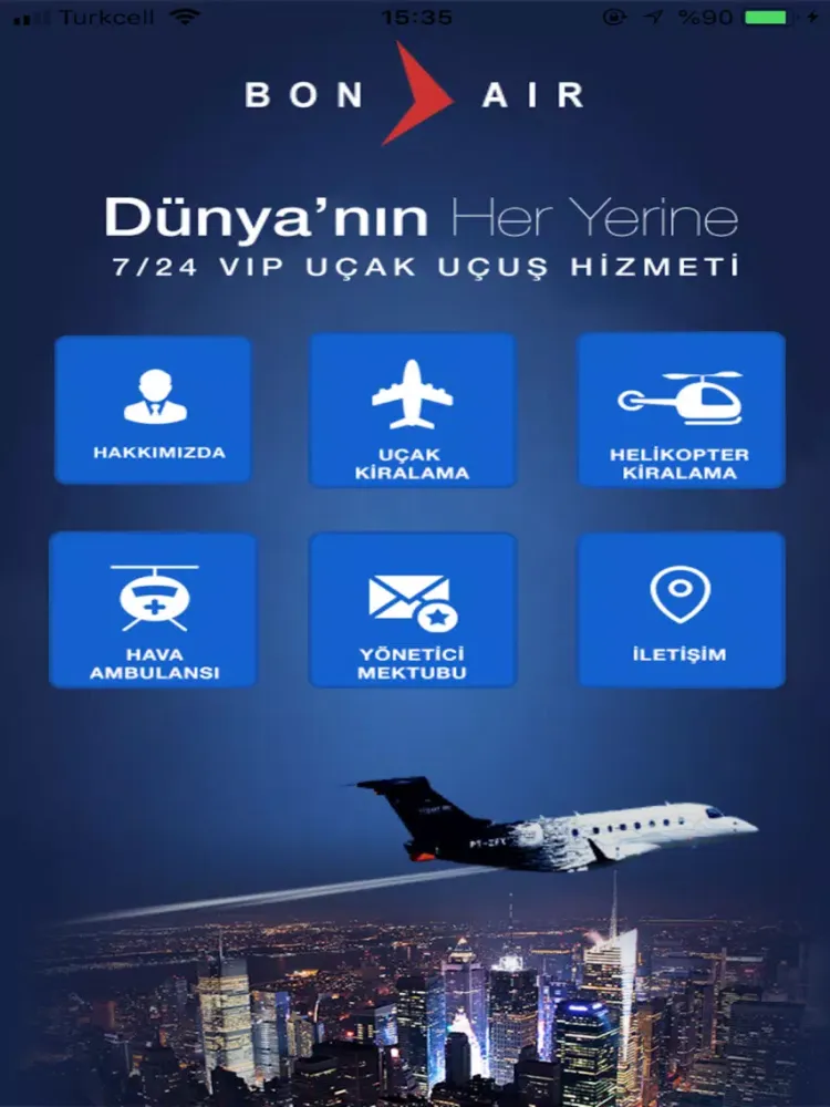BonAir Havacılık iPad  Ekran Görüntüleri