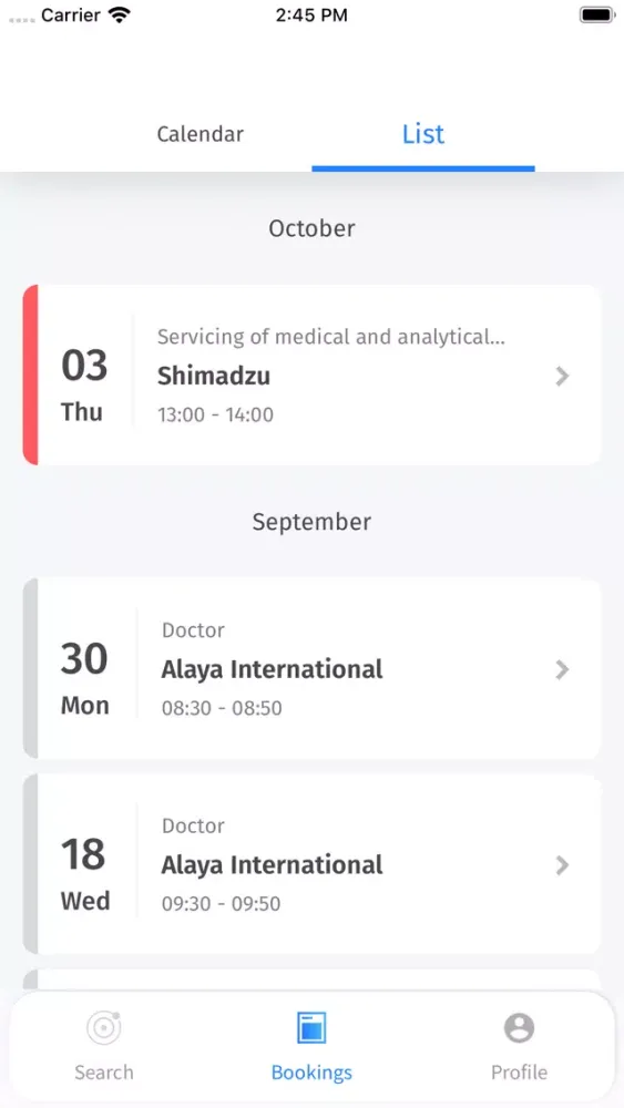 BookMe Globally スクリーンショット