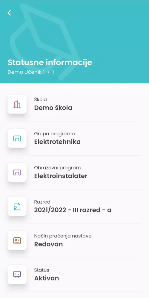 eŠkola Screenshots
