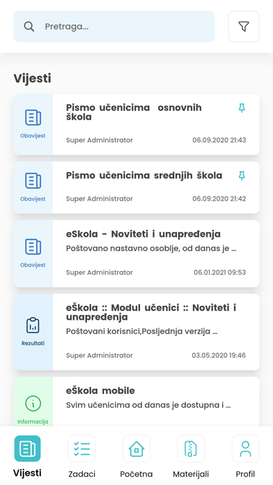 eŠkola應用截圖
