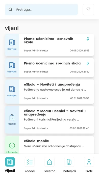 Tangkapan skrin eŠkola