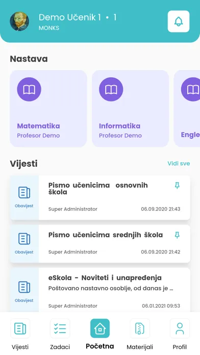 Tangkapan skrin eŠkola
