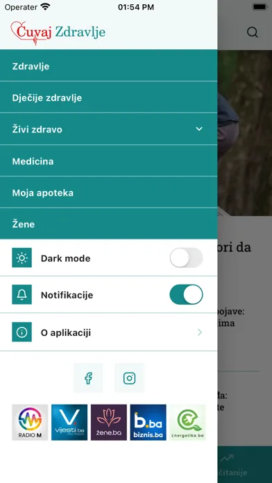 Screenshot di ČuvajZdravlje.ba