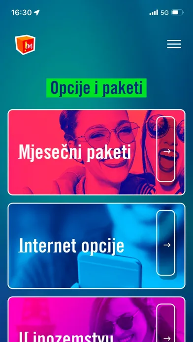 Capturas de pantalla de !hej