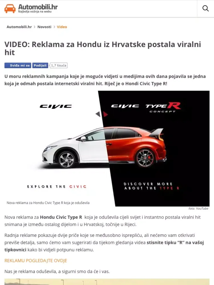 Automobili.hr iPad  Ekran Görüntüleri