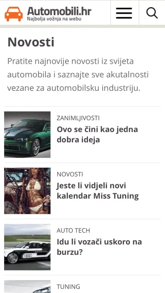 Automobili.hr Ekran Görüntüleri