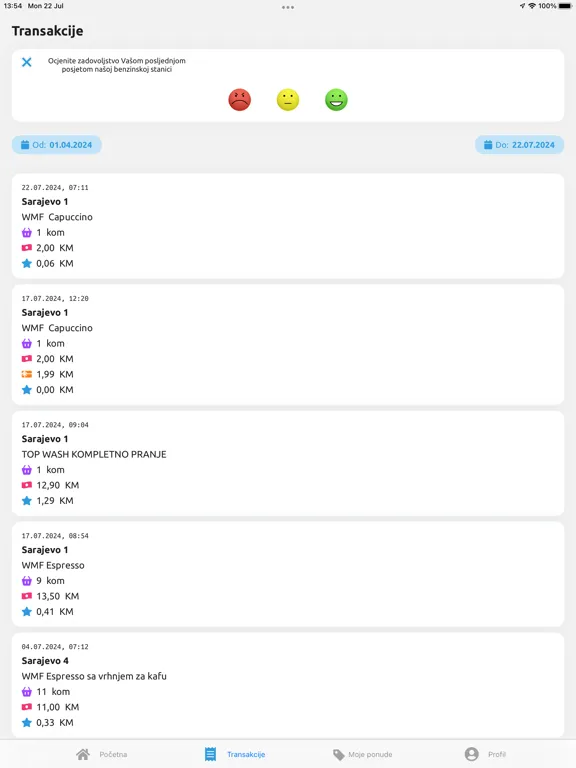 Zrzuty ekranu Zajedno na putu iPad 