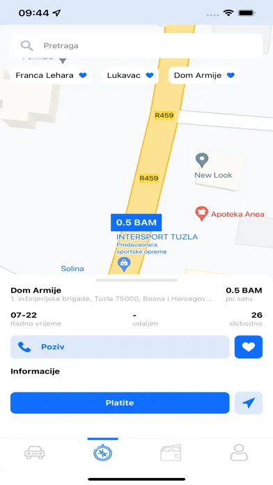 SmartParkBH Screenshots