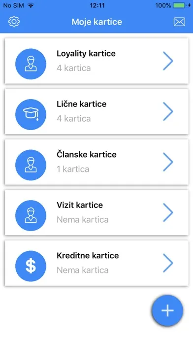 MiKo - Moje Kartice سکرین شاٹس