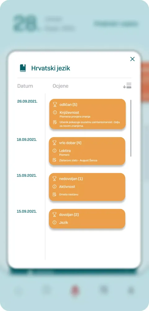 eDnevnik Screenshots