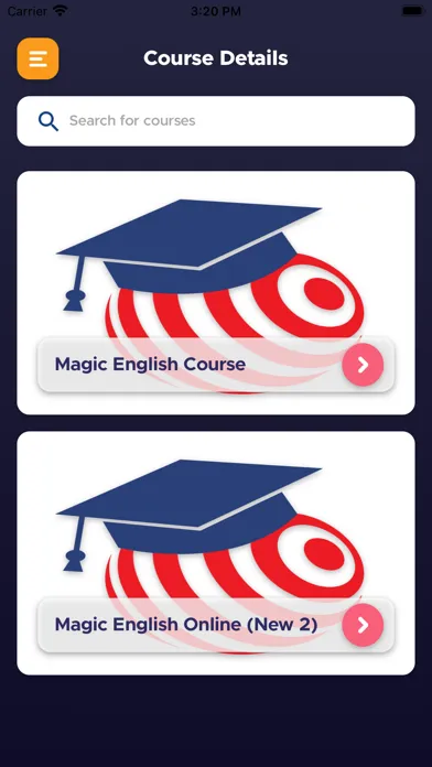 Captures d'écran de Magic English