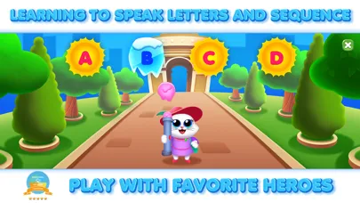 ภาพหน้าจอของ Alphabet flash cards