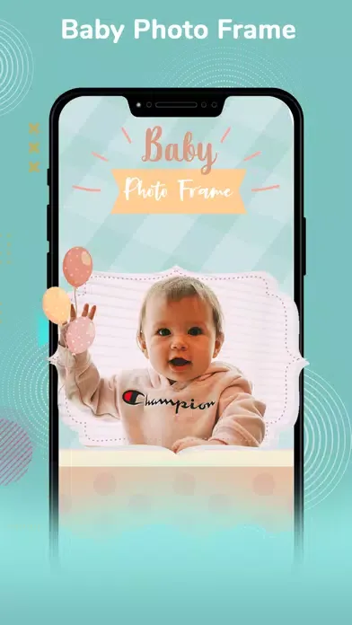 Capturas de tela do Baby Photo Frames !