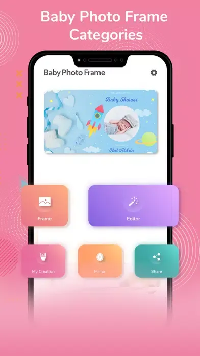 Capturas de tela do Baby Photo Frames !