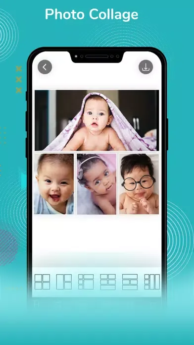 Capturas de tela do Baby Photo Frames !