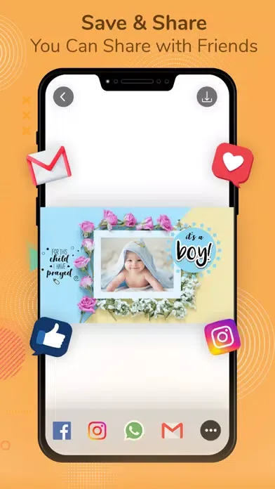 Capturas de tela do Baby Photo Frames !