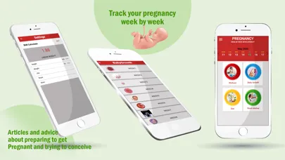 Capturas de tela do Pregnancy Care Tips