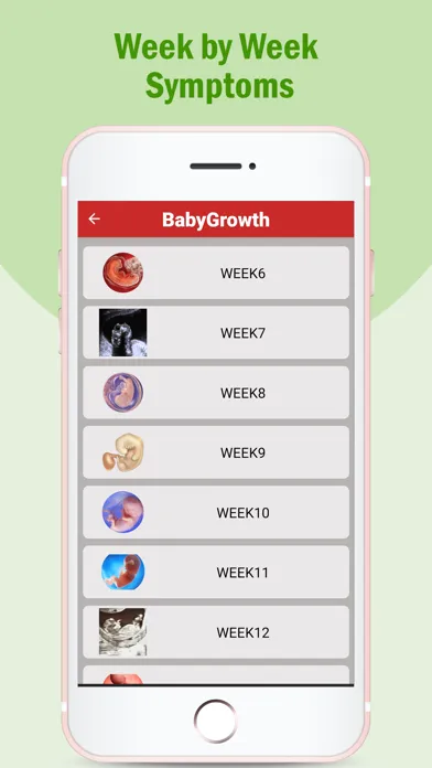 Capturas de tela do Pregnancy Care Tips