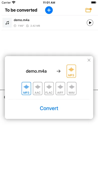 Capturas de tela do Converter: Audio & Video
