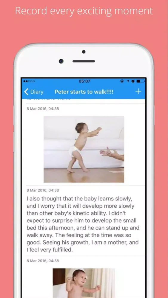Babylog - Daily&Growth Tracker スクリーンショット