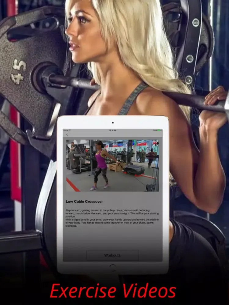 Tangkapan layar Chest Exercises and Workouts for Building Muscle iPad 