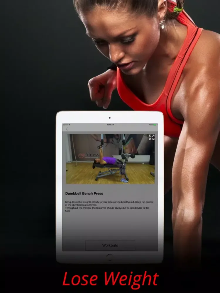 Tangkapan layar Chest Exercises and Workouts for Building Muscle iPad 