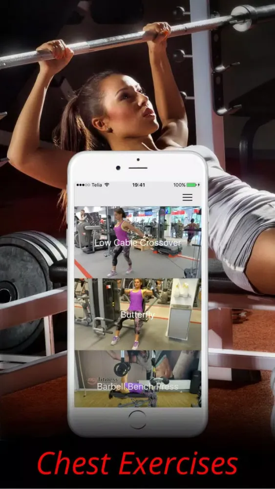 Tangkapan layar Chest Exercises and Workouts for Building Muscle