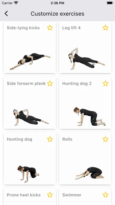 Tangkapan skrin Back Workout at Home