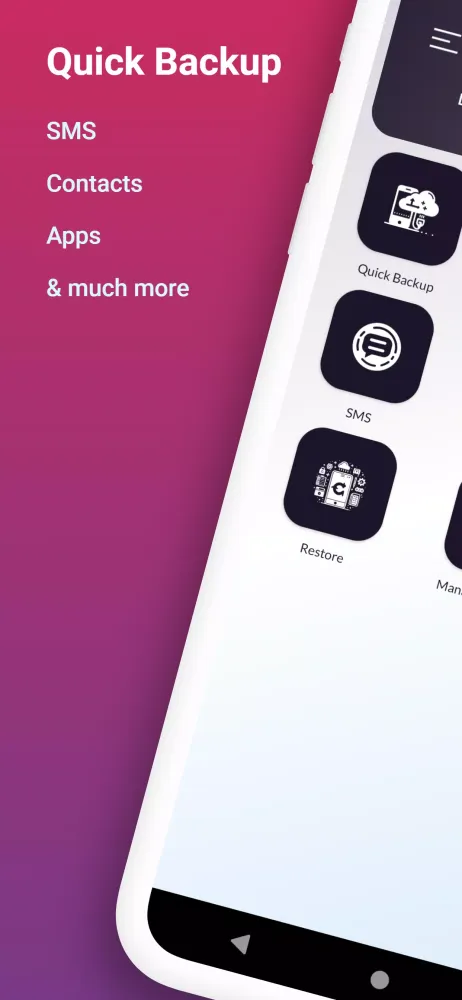Backup & Restore SMS-Contacts Screenshots