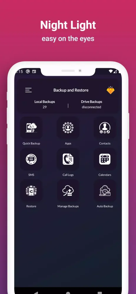 Backup & Restore SMS-Contacts Screenshots