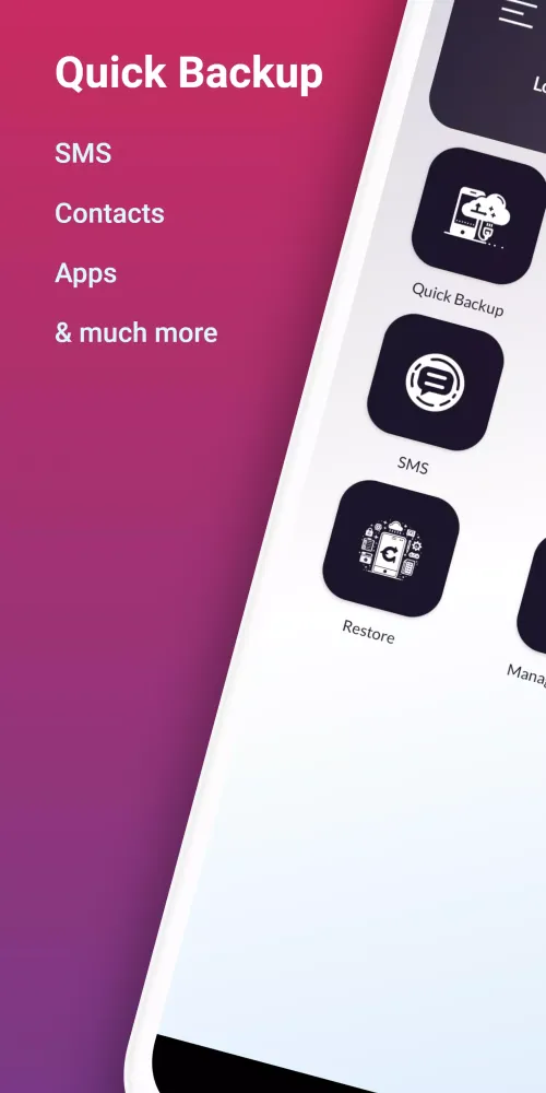 Backup & Restore SMS-Contacts Screenshots