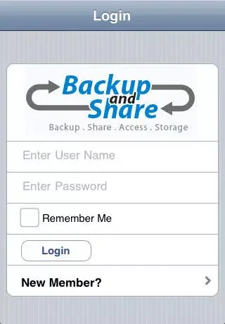 backupandShare Backup Solution স্ক্রিনশট