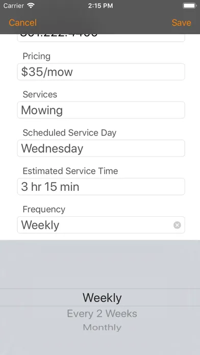 Скриншоты LawnClient - Job Tracking