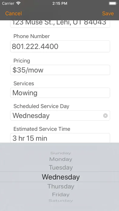 Скриншоты LawnClient - Job Tracking