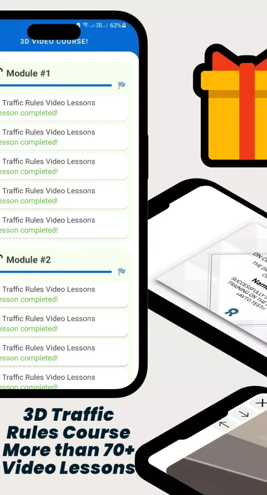 AVTO TEST - Traffic Rules 2025 스크린샷
