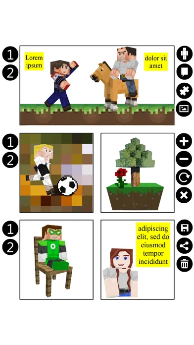 ภาพหน้าจอของ Cubic Comic Maker