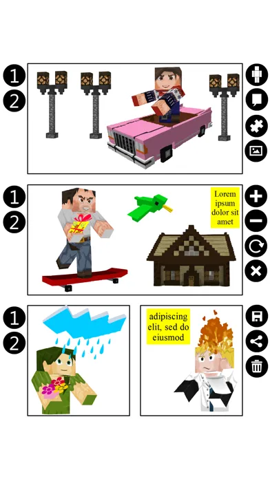 ภาพหน้าจอของ Cubic Comic Maker
