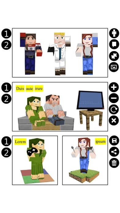 ภาพหน้าจอของ Cubic Comic Maker