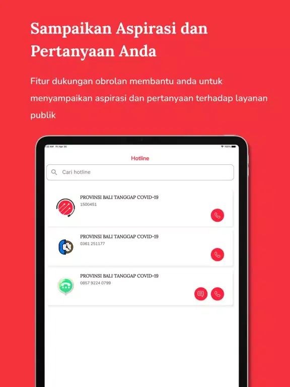 Bali Media Center iPad  स्क्रीनशॉट