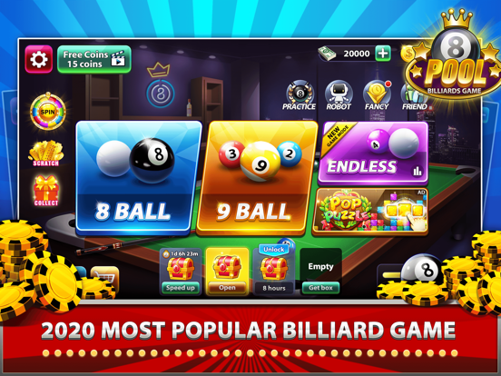 8 Ball - Billiards pool games iPad  سکرین شاٹس