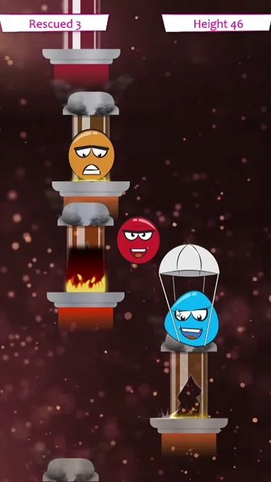 Скриншоты Hero Ball Fire Jump