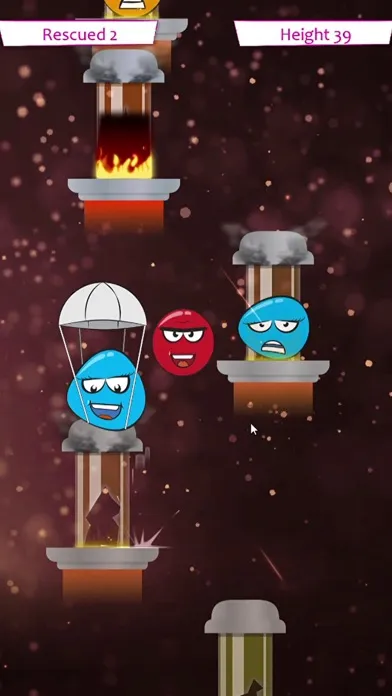 Скриншоты Hero Ball Fire Jump